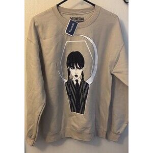 Wednesday Adam’s TV Netflix Series Adam’s Family Woman’s Juniors Sweatshirt Sz M